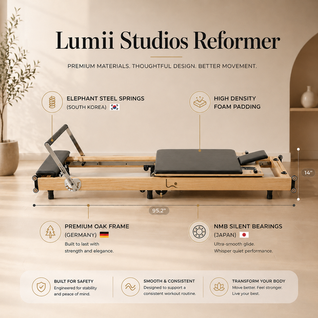 Lumii Pilates™ Studio Reformer
